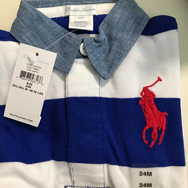 Ralph Lauren(ラルフローレン)の新品タグ付き　ラルフローレン ポロシャツ 80 キッズ/ベビー/マタニティのベビー服(~85cm)(シャツ/カットソー)の商品写真