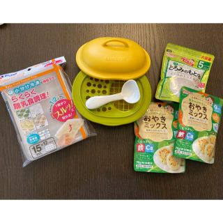 リッチェル(Richell)の未使用品・新品未開封品　エジソンママ　離乳食　調理器　和光堂　離乳食　おやき(離乳食調理器具)