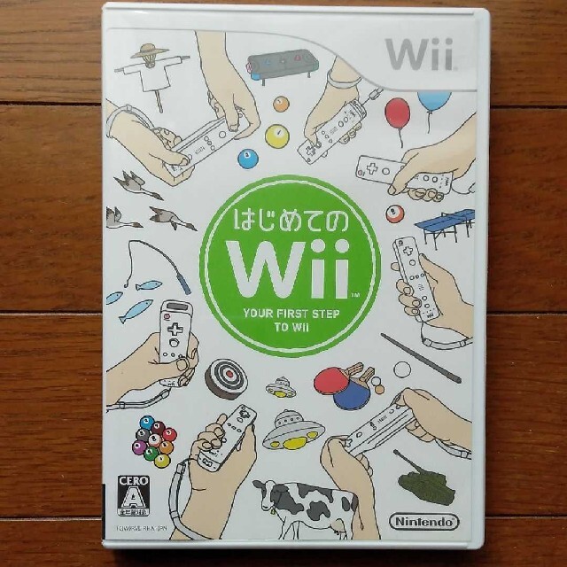 Wii(ウィー)のはじめてのWii ソフト 単品 任天堂 動作確認済 エンタメ/ホビーのゲームソフト/ゲーム機本体(家庭用ゲームソフト)の商品写真