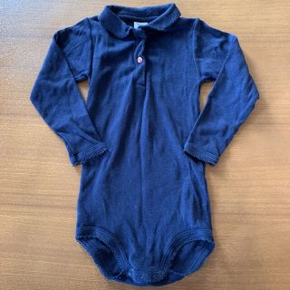 プチバトー(PETIT BATEAU)のプチバトー襟つきロンパース 18m81(ロンパース)