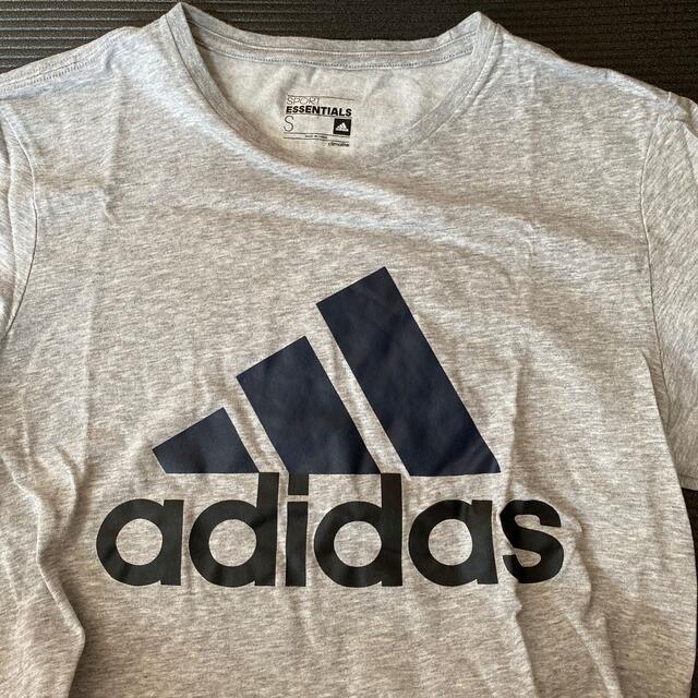 adidas(アディダス)のadidas アディダス  グレー　Tシャツ メンズのトップス(Tシャツ/カットソー(半袖/袖なし))の商品写真