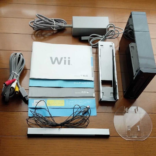 エンタメ/ホビー任天堂 ニンテンドー/Wii ウィー ブラック 動作確認済