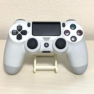 プレイステーション4(PlayStation4)の【中古美品】純正 プレイステーション4 デュアルショック4 ホワイト(その他)