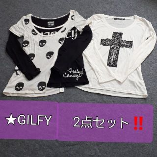 ギルフィー(GILFY)のCross柄Tシャツ(Tシャツ(長袖/七分))