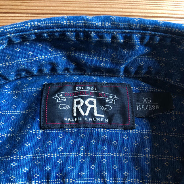 RRL(ダブルアールエル)のRRL インディゴプリントワークシャツ メンズのトップス(シャツ)の商品写真