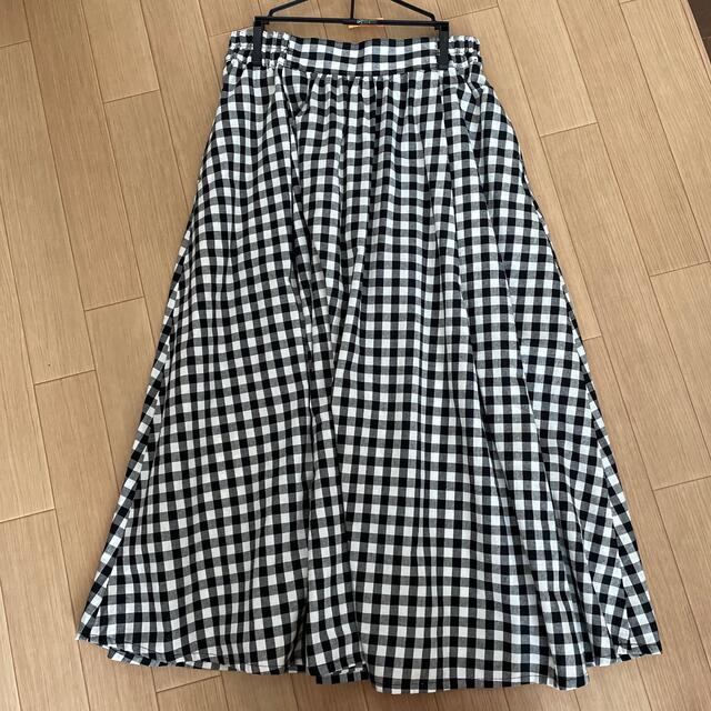 しまむら(シマムラ)のギンガムチェックのスカート レディースのスカート(ロングスカート)の商品写真