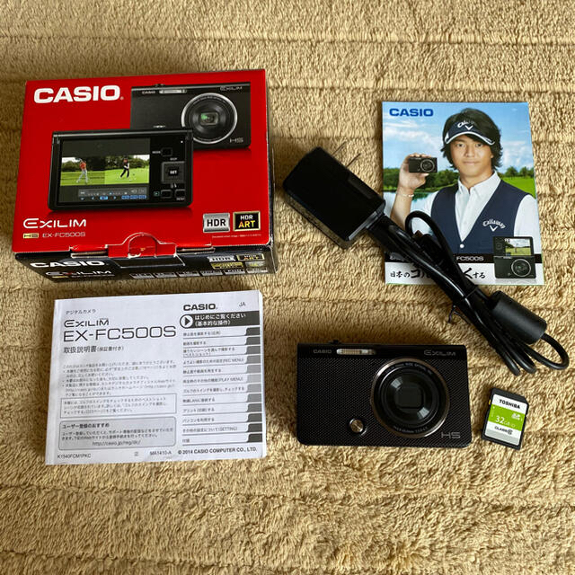 CASIO(カシオ)のカシオ　CASIO EXILM HS EX-FC500S BK スマホ/家電/カメラのカメラ(コンパクトデジタルカメラ)の商品写真