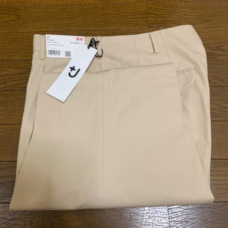 ユニクロ(UNIQLO)のUNIQLO+J ワンタックテーパードパンツ ナチュラル 82(スラックス)