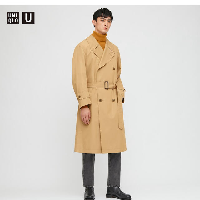 ユニクロ uniqlo u コート ベージュ メンズ M