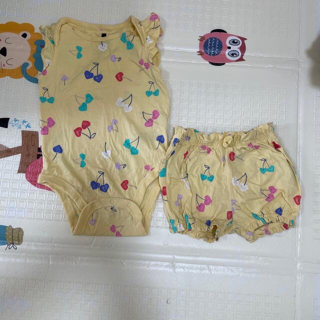 babyGAP(ベビーギャップ)の GAP ロンパース とパンツ キッズ/ベビー/マタニティのベビー服(~85cm)(ロンパース)の商品写真