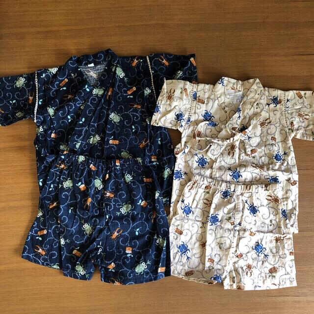 西松屋(ニシマツヤ)の甚平 2点セット　80cm  95cm キッズ/ベビー/マタニティのキッズ服男の子用(90cm~)(甚平/浴衣)の商品写真