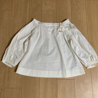 ローリーズファーム(LOWRYS FARM)のローリーズファーム新品未使用品白カットソー5-7部袖(Tシャツ(長袖/七分))