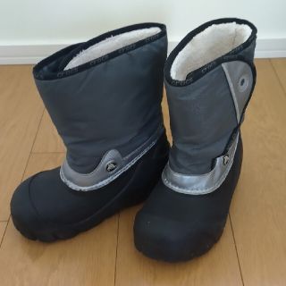 クロックス(crocs)のクロックス　ボア付きブーツ　19センチ(長靴/レインシューズ)