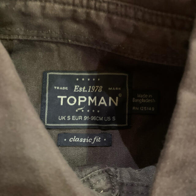 TOPMAN(トップマン)のTOPMAN shirts シャツ メンズのトップス(シャツ)の商品写真