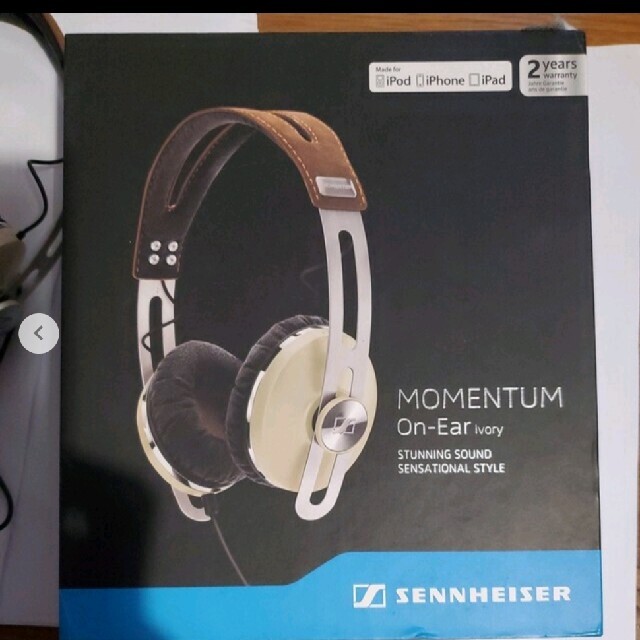 SENNHEISER(ゼンハイザー)のSENNHEISER MOMENTUM On-Ear スマホ/家電/カメラのオーディオ機器(ヘッドフォン/イヤフォン)の商品写真