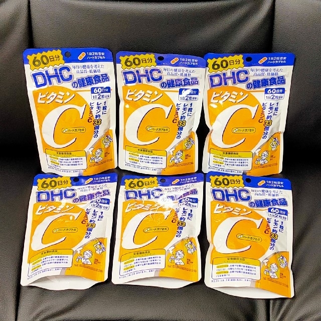 ビタミンC DHC 60日分 6袋 食品/飲料/酒の健康食品(ビタミン)の商品写真