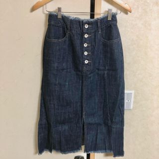 ダブルクローゼット(w closet)のw closet ダブルクローゼット デニム ロング スカート (ロングスカート)