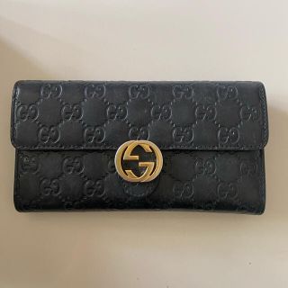 グッチ(Gucci)のGUCCI 長財布 レザー 箱付き(財布)