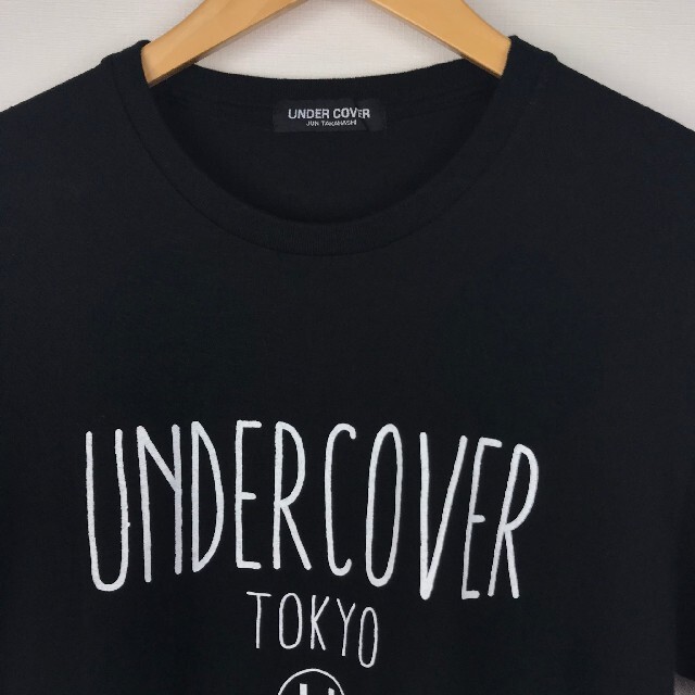 UNDERCOVER(アンダーカバー)の美品 アンダーカバー 半袖Tシャツ ブラック サイズ2 メンズのトップス(Tシャツ/カットソー(半袖/袖なし))の商品写真