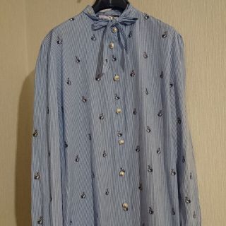グッチ ひざ丈ワンピース(レディース)(ストライプ)の通販 8点