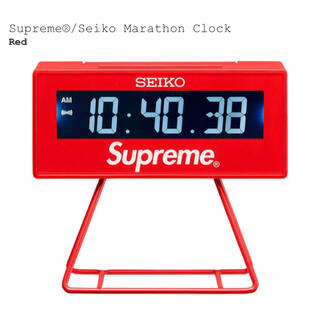 シュプリーム(Supreme)のSupreme Seiko Marathon Clock Red (SS21)(置時計)