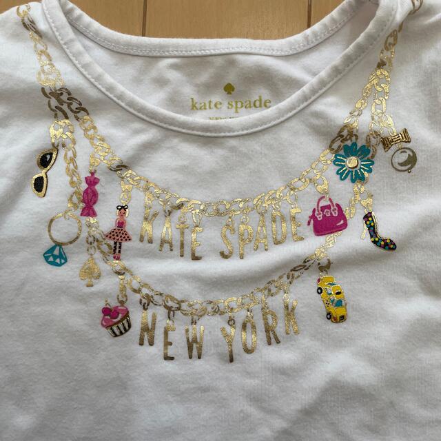 kate spade new york(ケイトスペードニューヨーク)のケイトスペード　Tシャツ　キッズ　110 キッズ/ベビー/マタニティのキッズ服女の子用(90cm~)(Tシャツ/カットソー)の商品写真