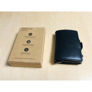 ミニウォレット　カードケース　Smart Case Premium Black(折り財布)