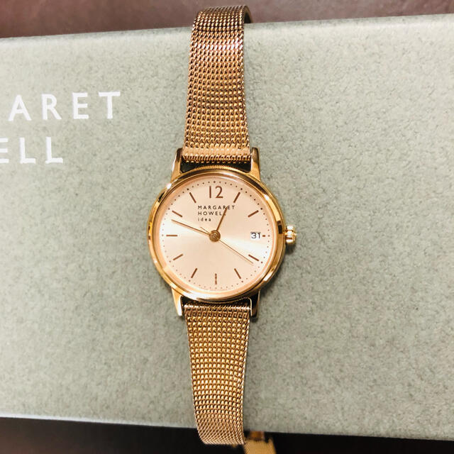 MARGARET HOWELL(マーガレットハウエル)の美品♬マーガレットハウエル　腕時計　ピンクゴールド レディースのファッション小物(腕時計)の商品写真