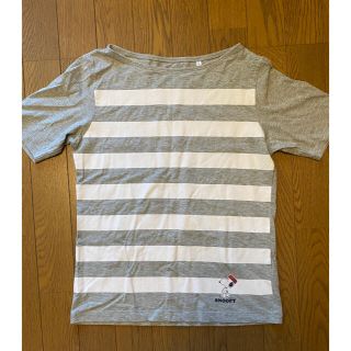 ユニクロ(UNIQLO)の【ＵT】ボーダーカットソー Tシャツ(スヌーピー)(Tシャツ(半袖/袖なし))