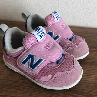 ニューバランス(New Balance)のニューバランス　313  ピンクスニーカー　ファーストシューズ　12.5(スニーカー)