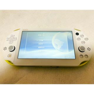 プレイステーションヴィータ(PlayStation Vita)のPSVita PCH-2000 ZA13 SONY ライムグリーン 動作確認済み(家庭用ゲーム機本体)