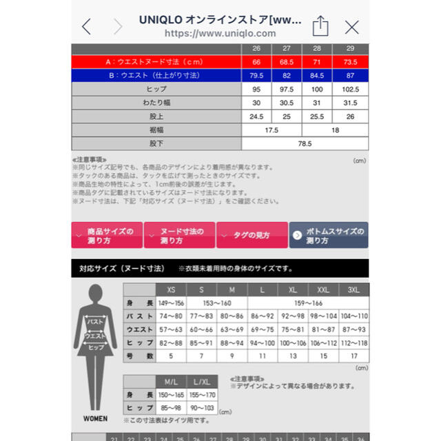 UNIQLO(ユニクロ)のユニクロ　+J セルビッジストレートジーンズ　29 レディースのパンツ(デニム/ジーンズ)の商品写真