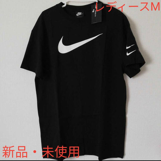 NIKE(ナイキ)のNIKEナイキ　ビッグスウッシュ　Tシャツワンピース レディースのトップス(Tシャツ(半袖/袖なし))の商品写真