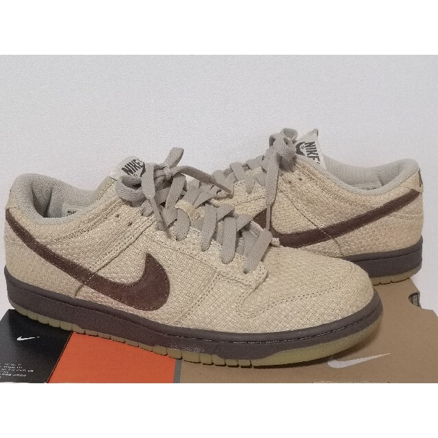 【27cm】2005年 美 NIKE DUNK LOW HEMP BROWN