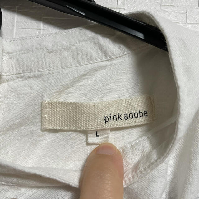PINK ADOBE(ピンクアドべ)のバンドカラー　ブラウス レディースのトップス(シャツ/ブラウス(長袖/七分))の商品写真