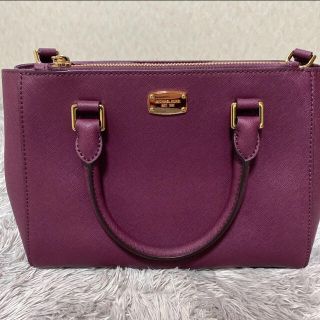 マイケルコース(Michael Kors)のマイケルコース　ワインレッド　ハンドバッグ(ハンドバッグ)