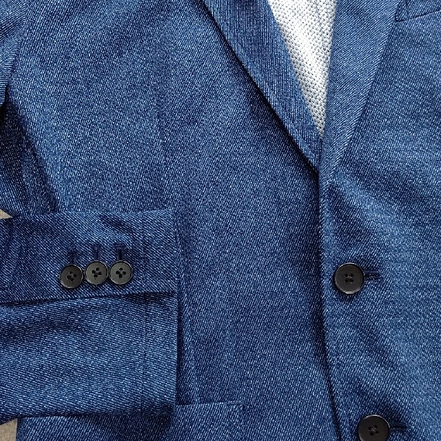 MEN'S BIGI(メンズビギ)のマサト様専用 MEN'S BIGI TOKYO　メッシュデニムジャケット　L メンズのジャケット/アウター(テーラードジャケット)の商品写真