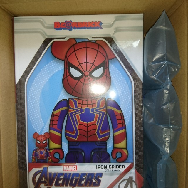 Be@RBRICK iron spider 400%100% エンタメ/ホビーのフィギュア(その他)の商品写真