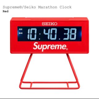 シュプリーム(Supreme)のSeiko Marathon Clock (置時計)