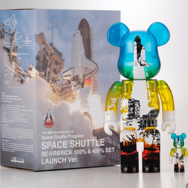 BE@RBRICK SPACE SHUTTLE 100% 400% BE@RBRICK SPACE SHUTTLE 100% 400%