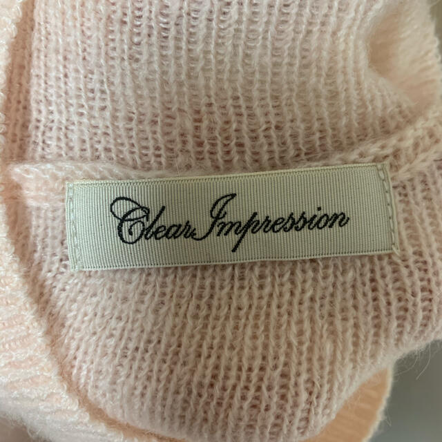 CLEAR IMPRESSION(クリアインプレッション)の【CLEARIMPRESSION】ニットワンピース レディースのトップス(ニット/セーター)の商品写真