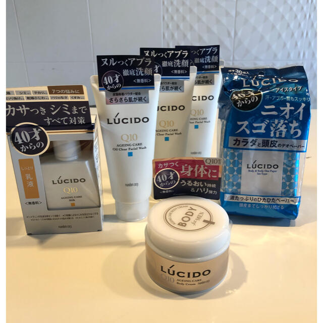 Mandom(マンダム)のmandam LUCIDO マンダム ルシード 洗顔乳液ボディクリームセット コスメ/美容のスキンケア/基礎化粧品(乳液/ミルク)の商品写真