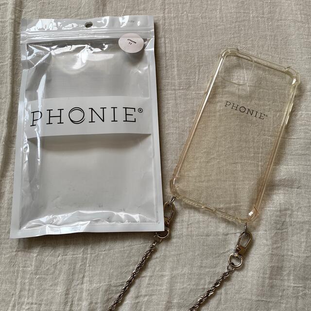 DEUXIEME CLASSE(ドゥーズィエムクラス)のPHONIE SILVERチェーンiphoneケース スマホ/家電/カメラのスマホアクセサリー(iPhoneケース)の商品写真