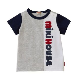 ミキハウス(mikihouse)のくりぃむ☆樣　ミキハウス　縦ロゴ　半袖Ｔシャツ　新品　150　140(Tシャツ/カットソー)