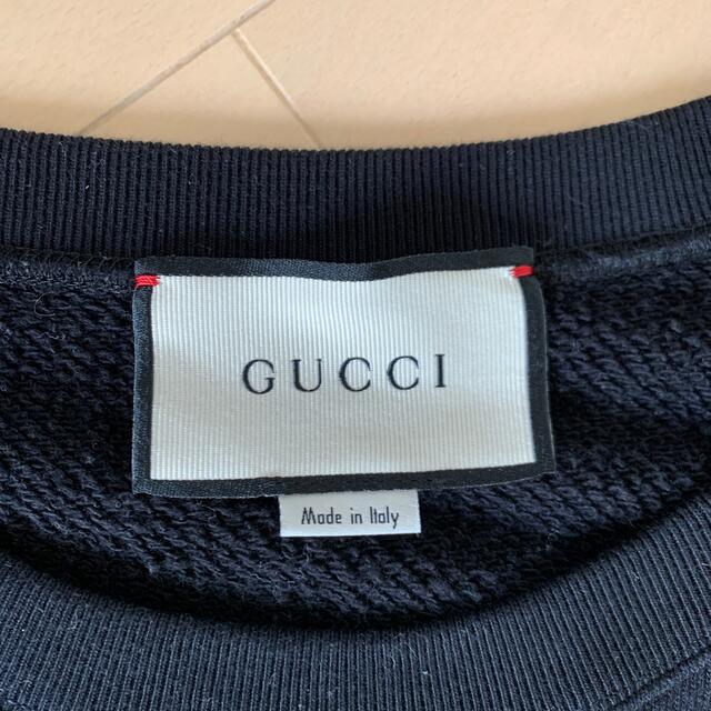 Gucci(グッチ)のGUCCI グッチ　スウェット  レオパード刺繍　トレーナー メンズのトップス(スウェット)の商品写真