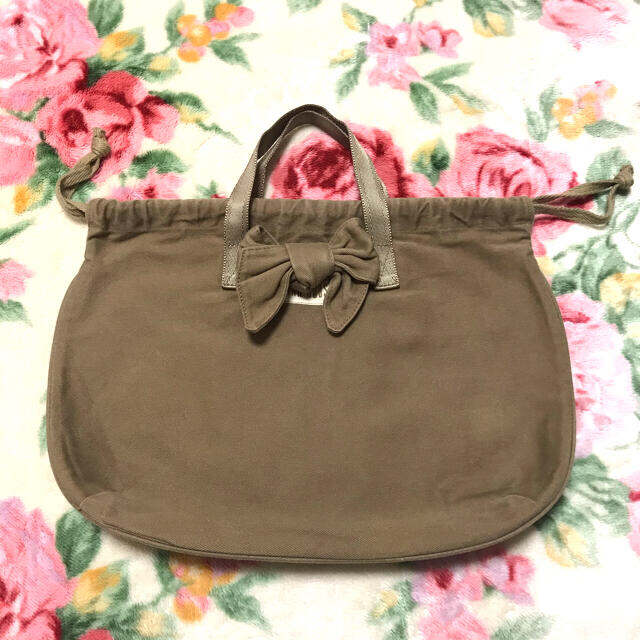 PINK HOUSE ピンクハウス 巾着 バッグの通販 by 椿 shop |ピンクハウスならラクマ ピンクハウス ☆巾着バッグ