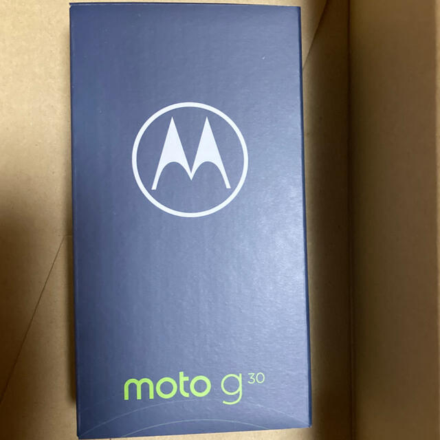 新品未開封　moto g30スマートフォン/携帯電話