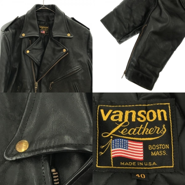 VANSON(バンソン)のVANSON バンソン ライダースジャケット メンズのジャケット/アウター(ライダースジャケット)の商品写真