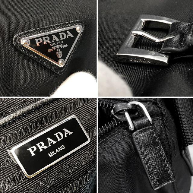 PRADA(プラダ)の新品同様 プラダ メッセンジャーバッグ ショルダーバッグ ナイロン 黒 メンズのバッグ(メッセンジャーバッグ)の商品写真