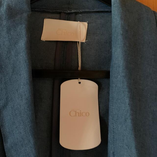 who's who Chico(フーズフーチコ)の新品未使用　ロングコート　アウター　 レディースのジャケット/アウター(スプリングコート)の商品写真